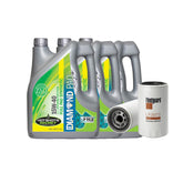 Cummins Oil Change Package Featuring Hot Shot's Secret Blue Diamond Full Synthetic